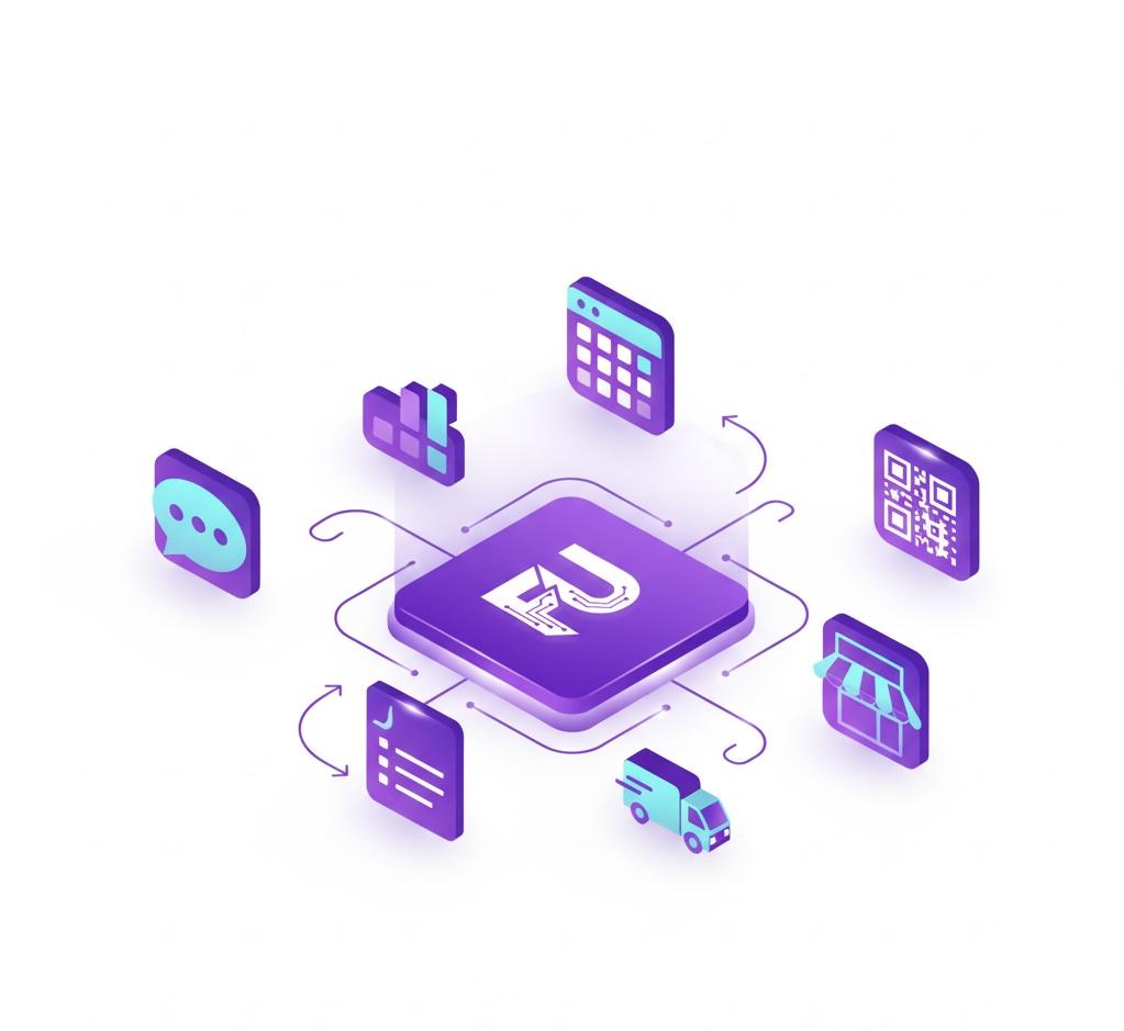 Ecosistema de canales y módulos conectados a FUTURA Wallet